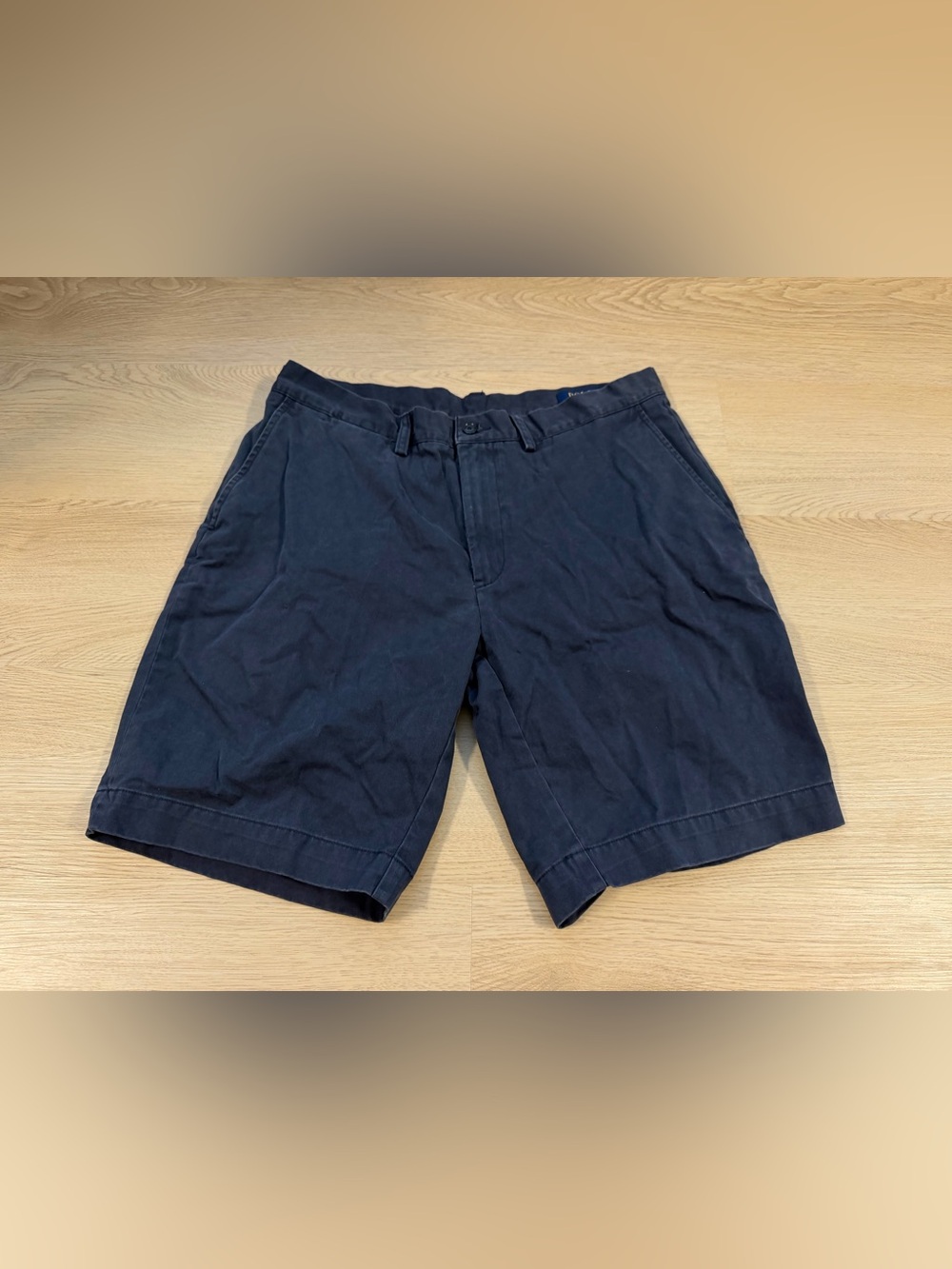 Polo Ralph Lauren Chino Shorts Mens 34 Blue Classic Fit 9" Preppy